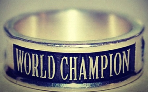 кольцо для парня Чемпион мира