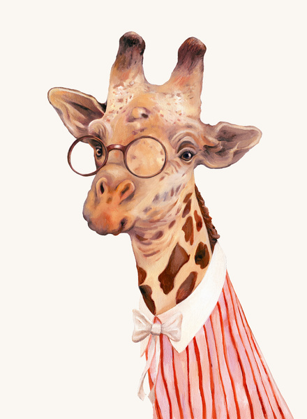 Жираф в очках