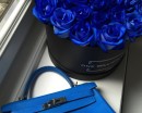 сумки, гламур, розы, синие, цветы