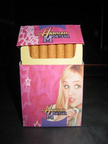 пачка сигарет "Ханна Монтана" (Hannah Montana)
